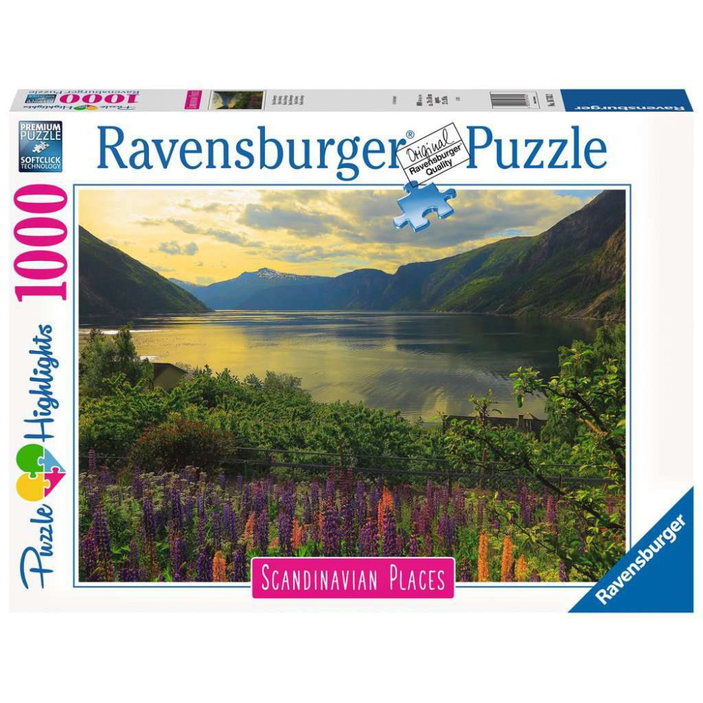 Ravensburger - Puzzle Skandynawskie Krajobrazy 1000 elem. 167432