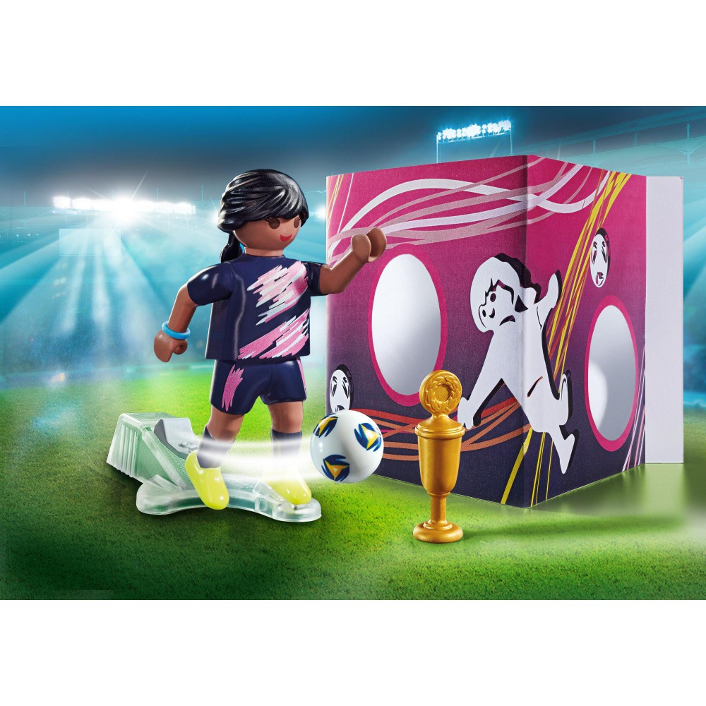 Football Referee, Linesmen and camera man - Playmobil Soccer 4717