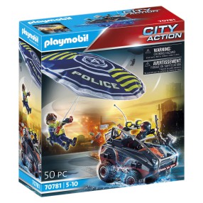 Playmobil - Policyjny spadochron: Pościg za amfibią 70781