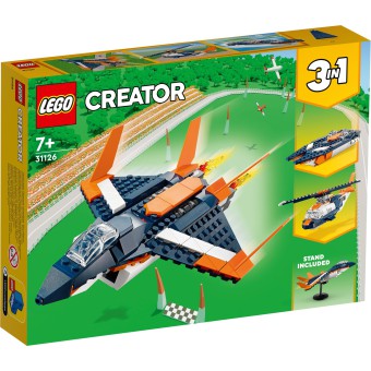 LEGO Creator - Odrzutowiec naddźwiękowy 3w1 31126