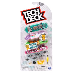 Tech Deck - Zestaw Deskorolka Fingerboard Meow 4-pak 20136681