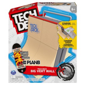 Tech Deck X-Connect - Zestaw startowy Big Vert Wall + Deskorolka Fingerboard Plan B 20134300