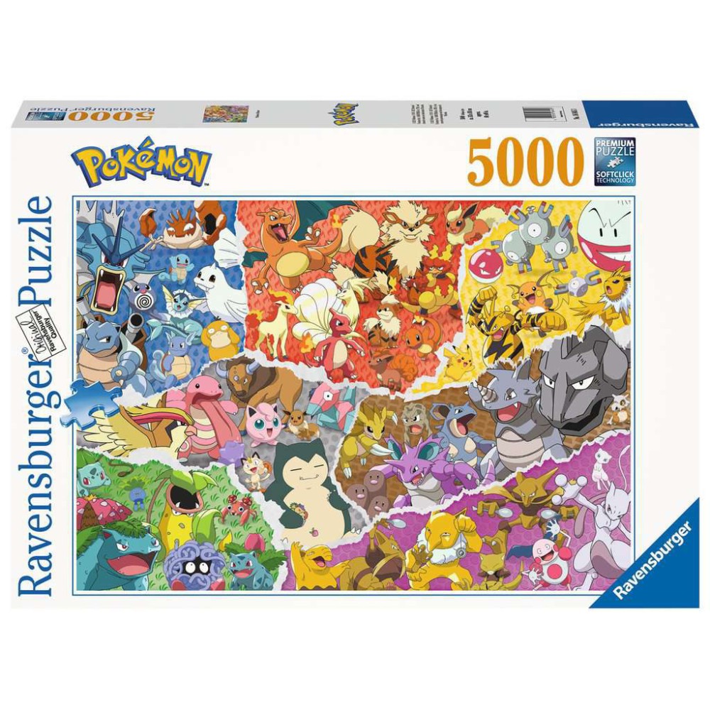 Ravensburger - Puzzle Pokemon 5000 elem. 168453