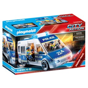 Playmobil - Transporter policyjny ze światłem i dźwiękiem 70899