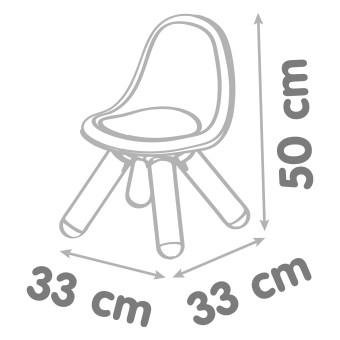 Smoby - Krzesełko z oparciem Zielone 880111