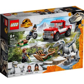 LEGO Jurassic World - Schwytanie welociraptorów Blue i Bety 76946