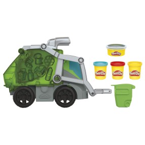 Play-Doh Wheels - Ciastolina Śmieciarka, ciężarówka do recyklingu 2w1 F5173