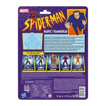 Hasbro Marvel Legends Spider-Man - Figurka Marvel's Hammerhead 16 cm Retro F3695
