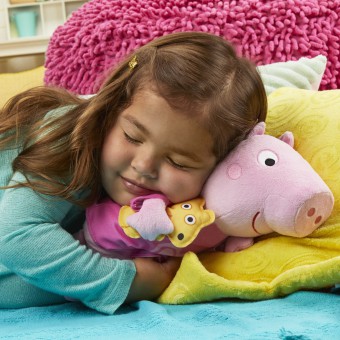 Hasbro Świnka Peppa - Dobranocna przytulanka figurka Peppa F3777