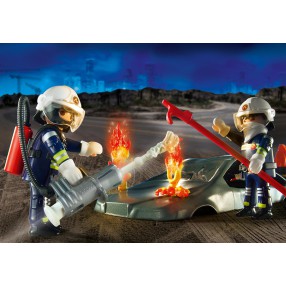 Playmobil - Starter Pack Ćwiczenia straży pożarnej 70907