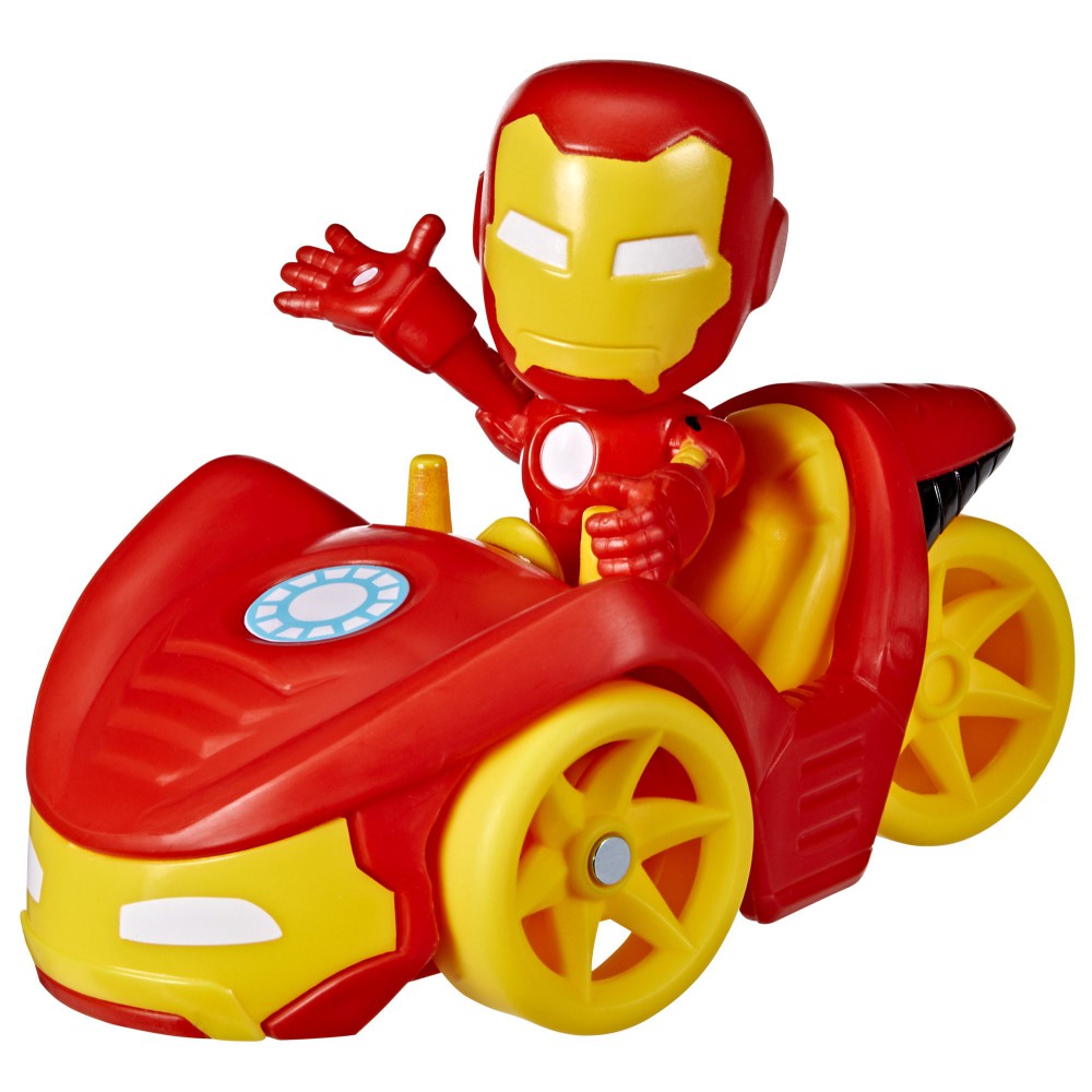 Hasbro Marvel Spidey Amazing Friends - Figurka 10 cm Iron Man z pojazdem F3992