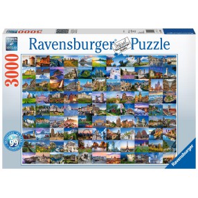 Ravensburger - Puzzle 99 pięknych miejsc w Europie 3000 elem. 170807
