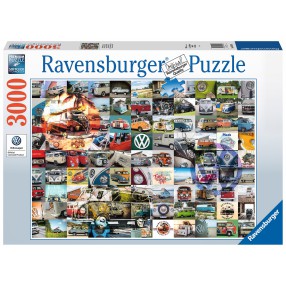 Ravensburger - Puzzle 99 momentów VW Volkswagen T1 3000 elem. 160181