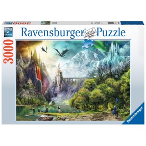 Ravensburger - Puzzle Panowanie smoków 3000 elem. 164622