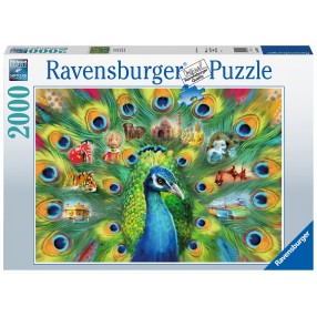 Ravensburger - Puzzle Pawia Kraina 2000 elem. 165674