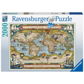 Ravensburger - Puzzle Dookoła świata 2000 elem. 168255