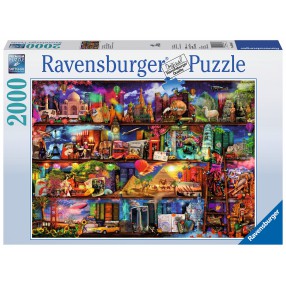 Ravensburger - Puzzle Świat książek 2000 elem. 166855