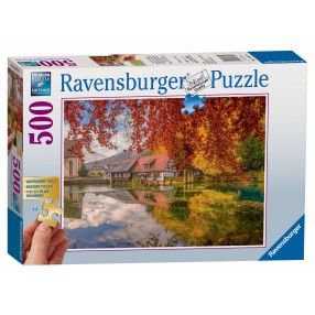 Ravensburger - Puzzle Spokojny młyn 500 elem. 136728
