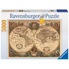 Ravensburger - Puzzle Dawna mapa świata 5000 elem. 174119