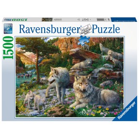Ravensburger - Puzzle Wiosenne wilki 1500 elem. 165988