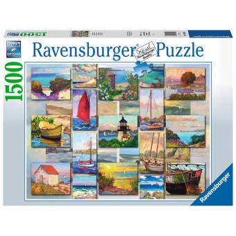 Ravensburger - Puzzle Kolaż wybrzeża 1500 elem. 168200