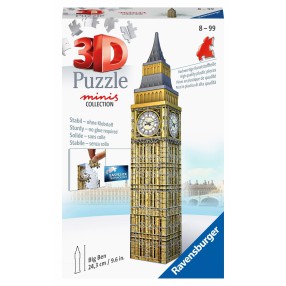 Ravensburger - Puzzle 3D Mini Budynki Big Ben 54 elem. 112463