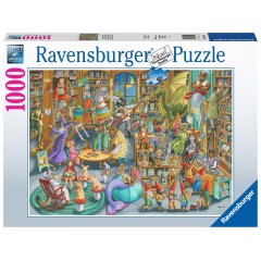 Ravensburger - Puzzle Północ w bibliotece 1000 elem. 164554