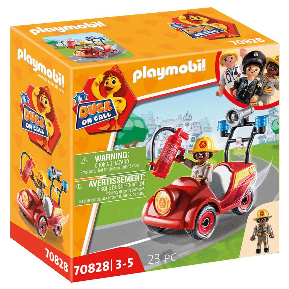 Playmobil - Duck On Call Mini wóz straży pożarnej 70828