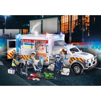 Playmobil - Ambulans pogotowia ratunkowego: US Ambulance 70936