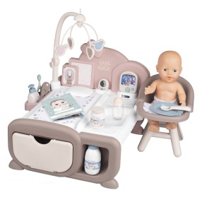Smoby Baby Nurse - Elektroniczny Kącik Opiekunki + Lalka 220375