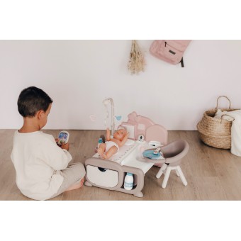 Smoby Baby Nurse - Elektroniczny Kącik Opiekunki + Lalka 220375