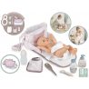 Smoby Baby Nurse - Torba do przewijania dla lalki + 8 Akcesoriów 220369