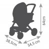 Smoby Maxi-Cosi Quinny - Wózek 3w1 Spacerówka, gondola, wózek głęboki dla lalek 253120