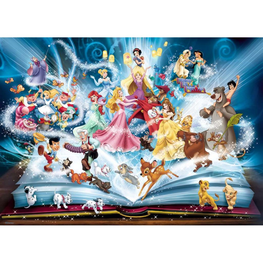 Ravensburger - Puzzle Księga opowieści Disneya 1500 elem. 163182