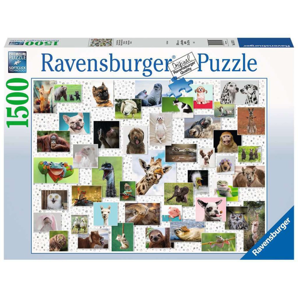 Ravensburger - Puzzle Zabawne zwierzaki 1500 elem. 167111