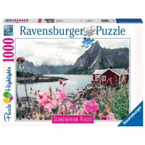 Ravensburger - Puzzle Skandynawski Domek Lofoten Norwegia 1000 elem. 167401