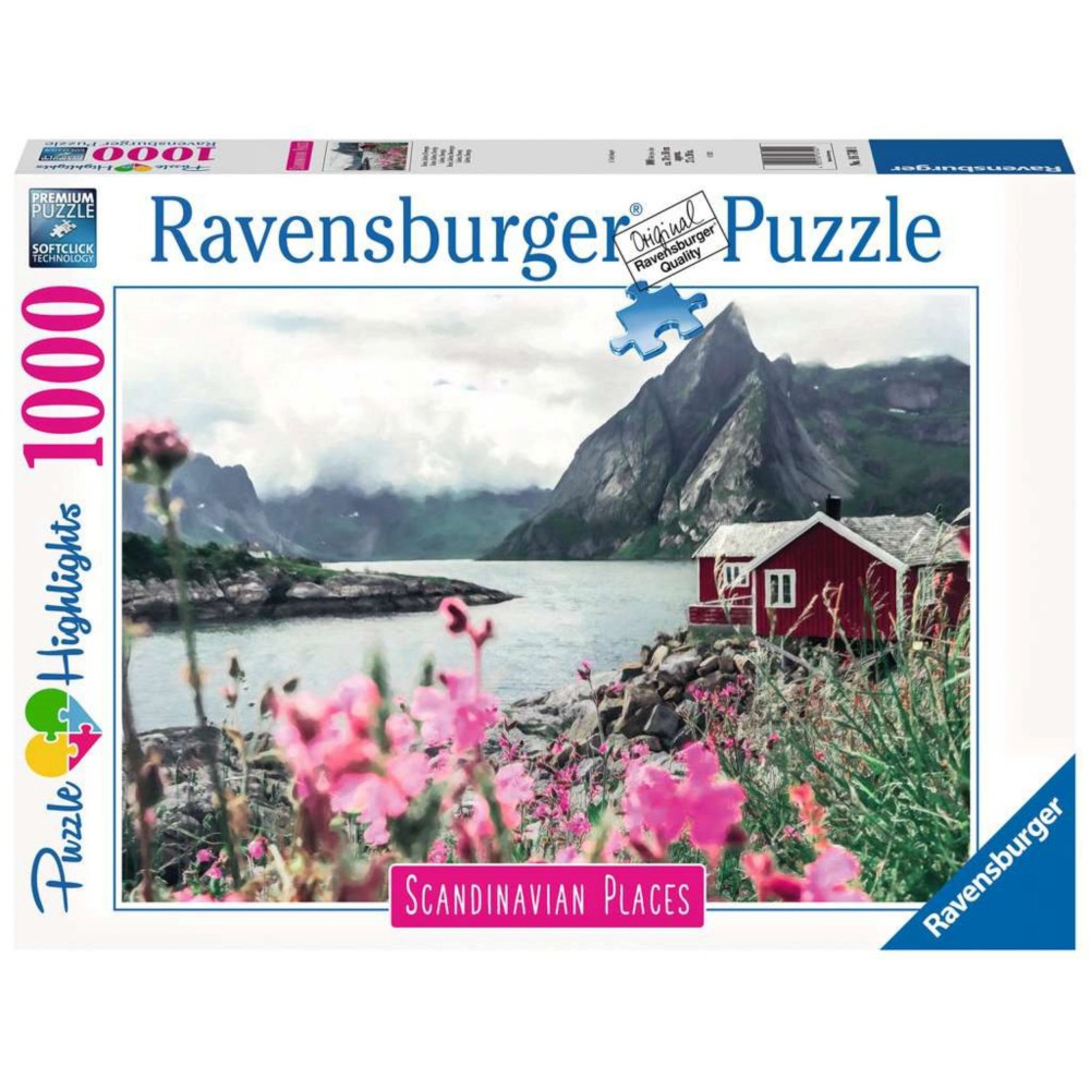 Ravensburger - Puzzle Skandynawski Domek Lofoten Norwegia 1000 elem. 167401