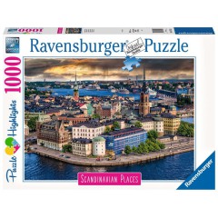 Ravensburger - Puzzle Skandynawskie Miasto Stockholm 1000 elem. 167425