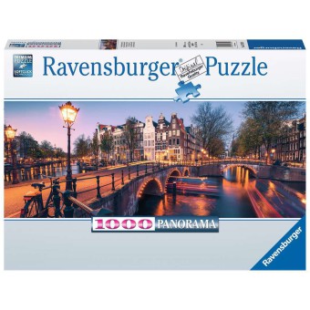Ravensburger - Puzzle Panorama Amsterdamu 1000 elem. 167524