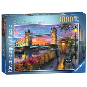 Ravensburger - Puzzle Zachód słońca nad Tower Bridge 1000 elem. 150335