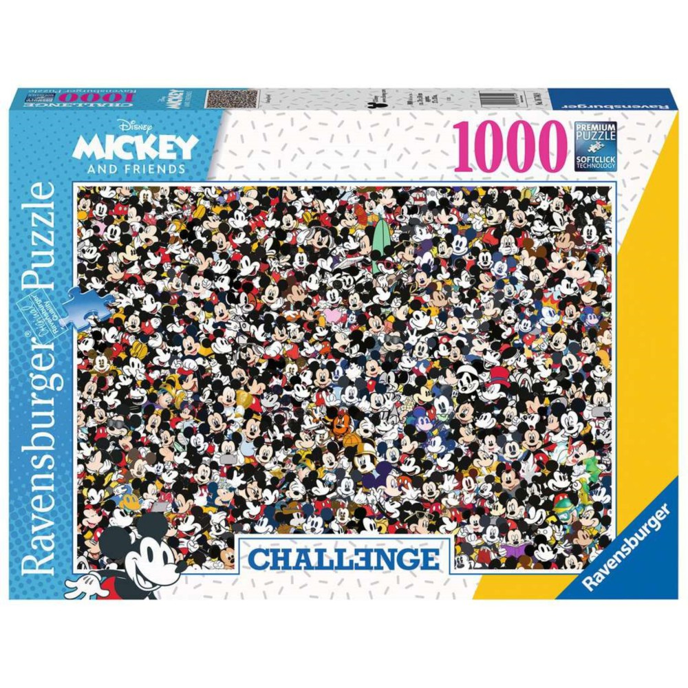Ravensburger - Puzzle Disney Challenge Myszka Miki 1000 elem. 167449