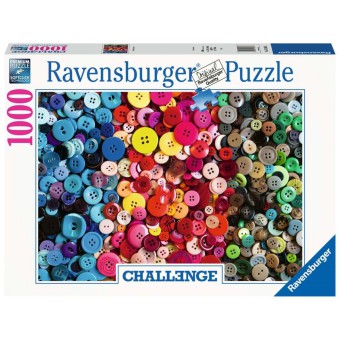 Ravensburger - Puzzle Challenge Kolorowe guziki 1000 elem. 165636