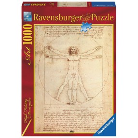Ravensburger - Puzzle Kolekcja ART Człowiek witruwiański 1000 elem. 152506