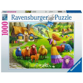 Ravensburger - Puzzle Kolorowa wełna 1000 elem. 169498