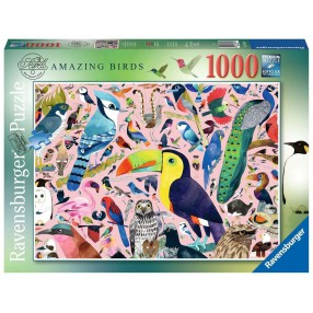 Ravensburger - Puzzle Matt Sewell Wspaniałe ptaki 1000 elem. 167692