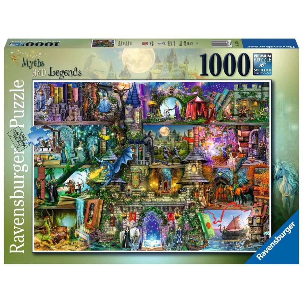 Ravensburger - Puzzle Mity i legendy 1000 elem. 164790