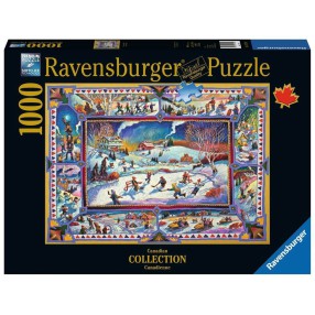 Ravensburger - Puzzle Kanadyjska zima 1000 elem. 197590