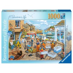 Ravensburger - Puzzle Życie rybaka 1000 elem. 169214