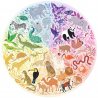 Ravensburger - Puzzle Paleta kolorów Zwierzęta 500 elem. 171729