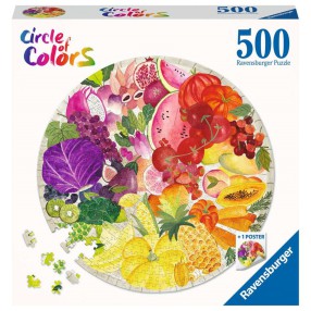 Ravensburger - Puzzle Paleta kolorów Owoce i warzywa 500 elem. 171699